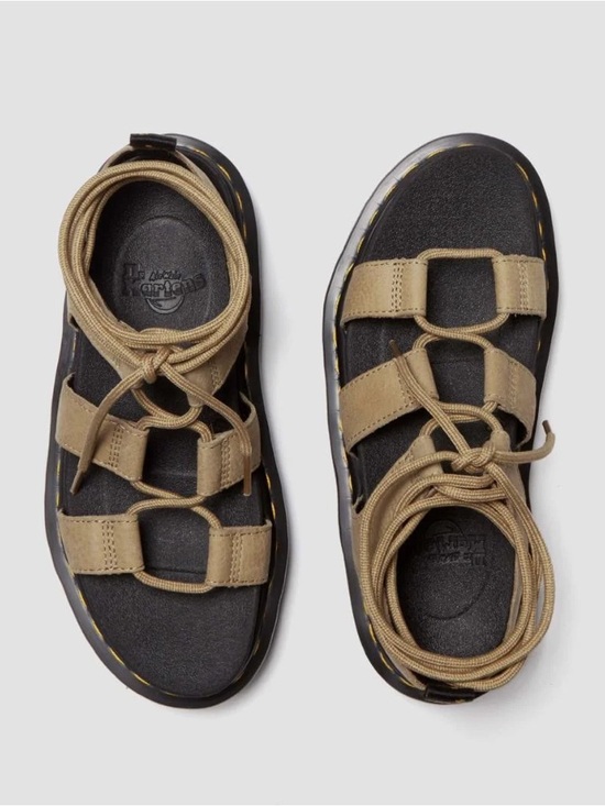 Dr. Martens Shoes - Dr. Martens Womens Nartilla Lace Up Sandal Tumbled Nubuck